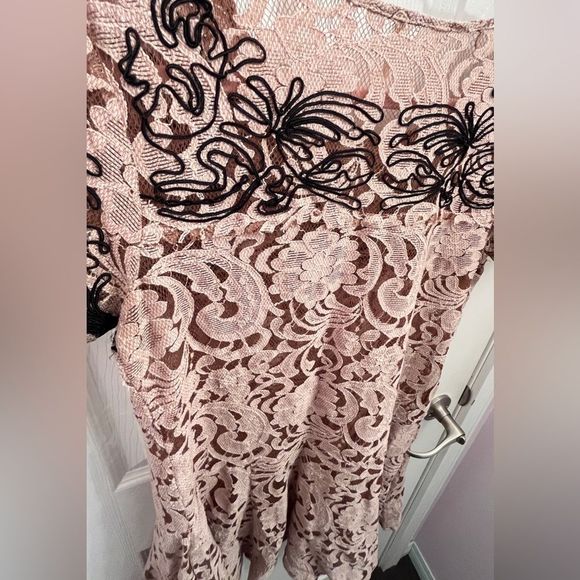 Free people lace semi-transparent mini dress - Picture 10 of 10